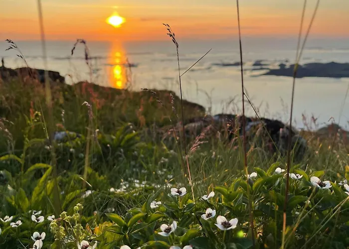 Near Svartisen With Midnight Sun Casa de Férias